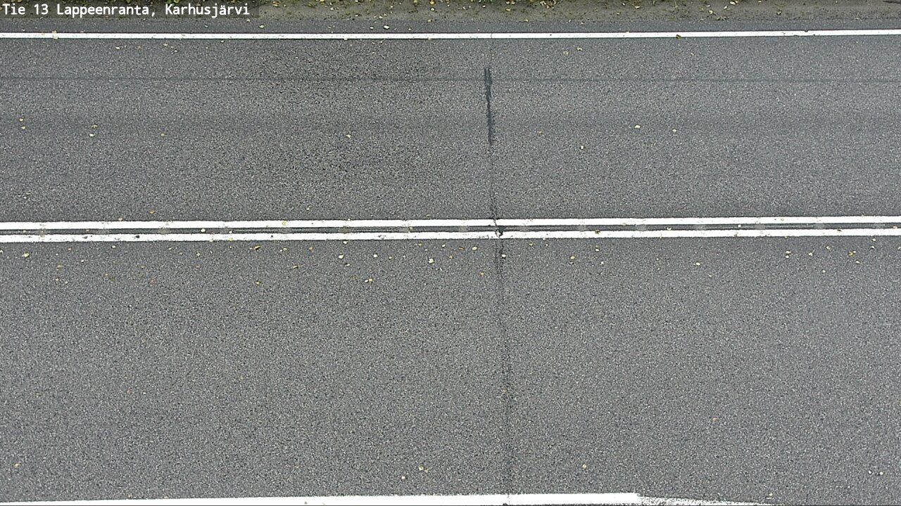 Weather Camera Image Väg 13 Karhusjärvi, Lappeenranta, Etelä-Karjala