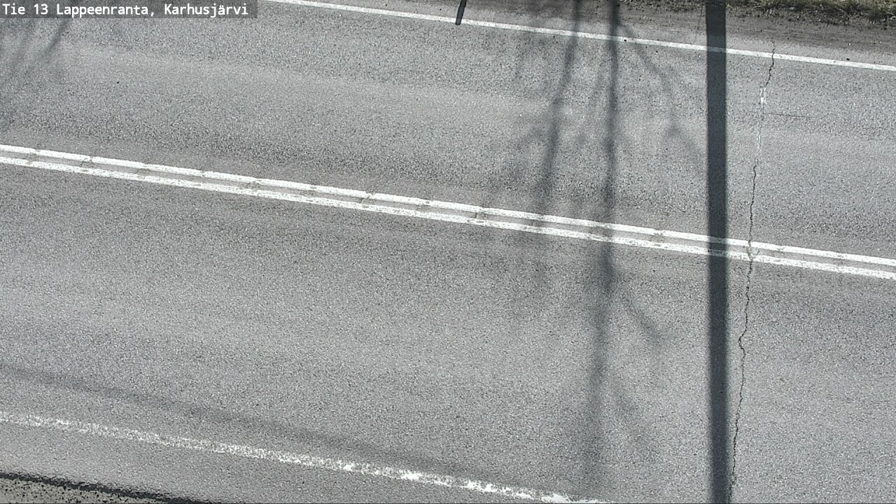 Weather Camera Image Väg 13 Karhusjärvi, Lappeenranta, Etelä-Karjala