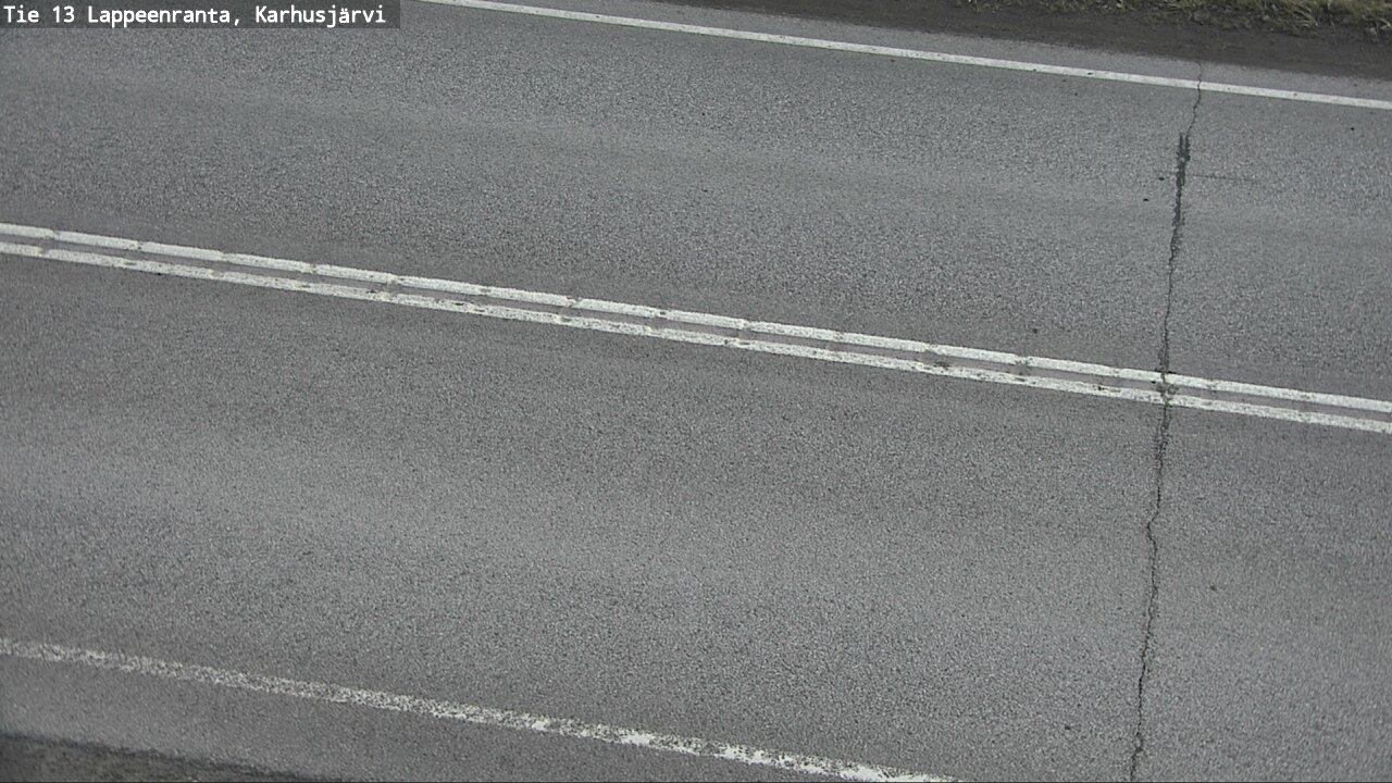 Weather Camera Image Väg 13 Karhusjärvi, Lappeenranta, Etelä-Karjala