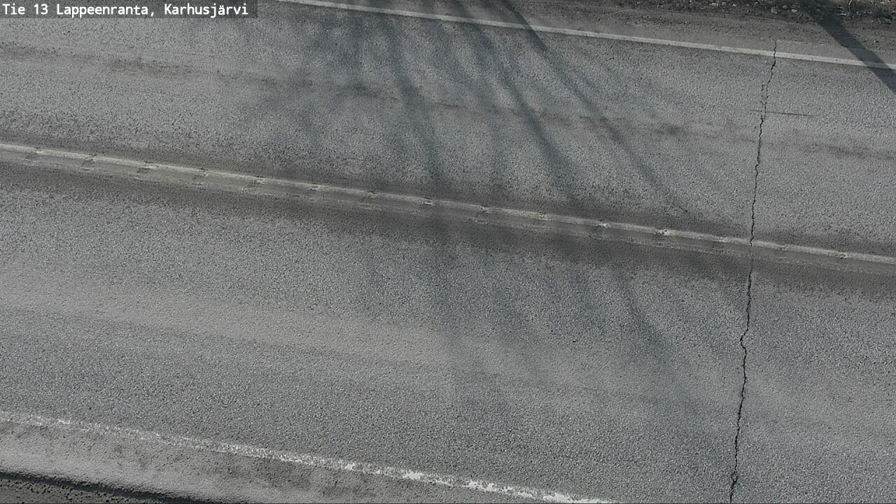 Weather Camera Image Väg 13 Karhusjärvi, Lappeenranta, Etelä-Karjala