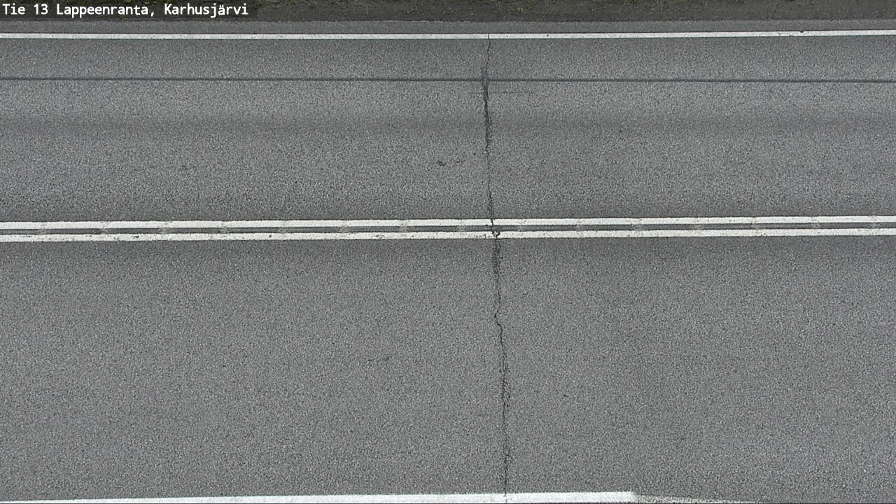 Weather Camera Image Väg 13 Karhusjärvi, Lappeenranta, Etelä-Karjala