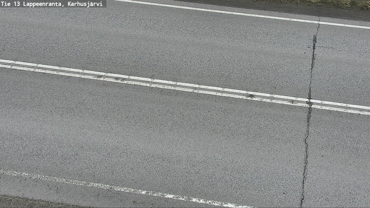 Weather Camera Image Väg 13 Karhusjärvi, Lappeenranta, Etelä-Karjala
