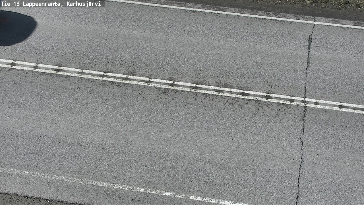 Weather Camera Image Väg 13 Karhusjärvi, Lappeenranta, Etelä-Karjala