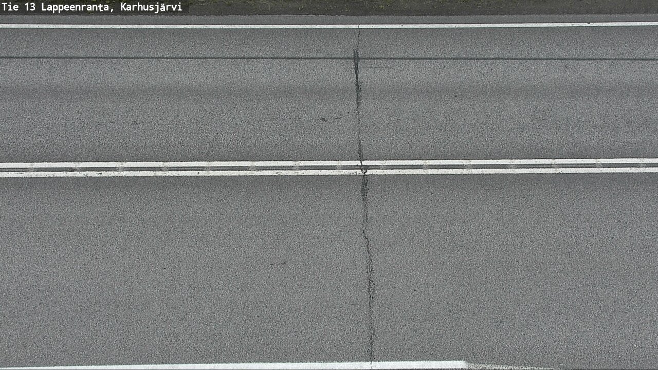 Weather Camera Image Väg 13 Karhusjärvi, Lappeenranta, Etelä-Karjala