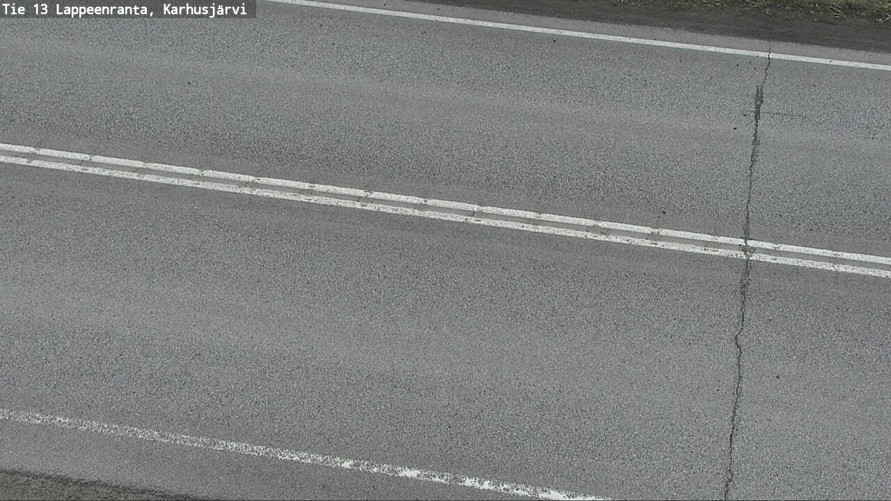 Weather Camera Image Väg 13 Karhusjärvi, Lappeenranta, Etelä-Karjala