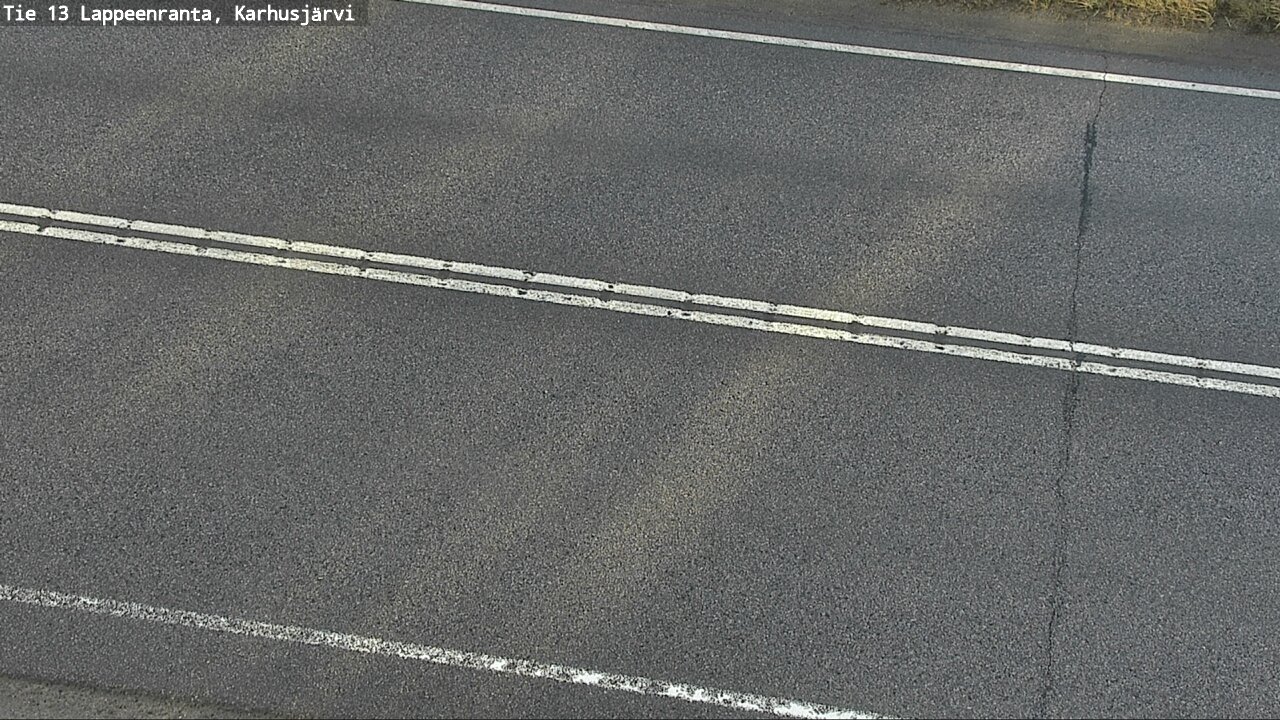 Weather Camera Image Väg 13 Karhusjärvi, Lappeenranta, Etelä-Karjala