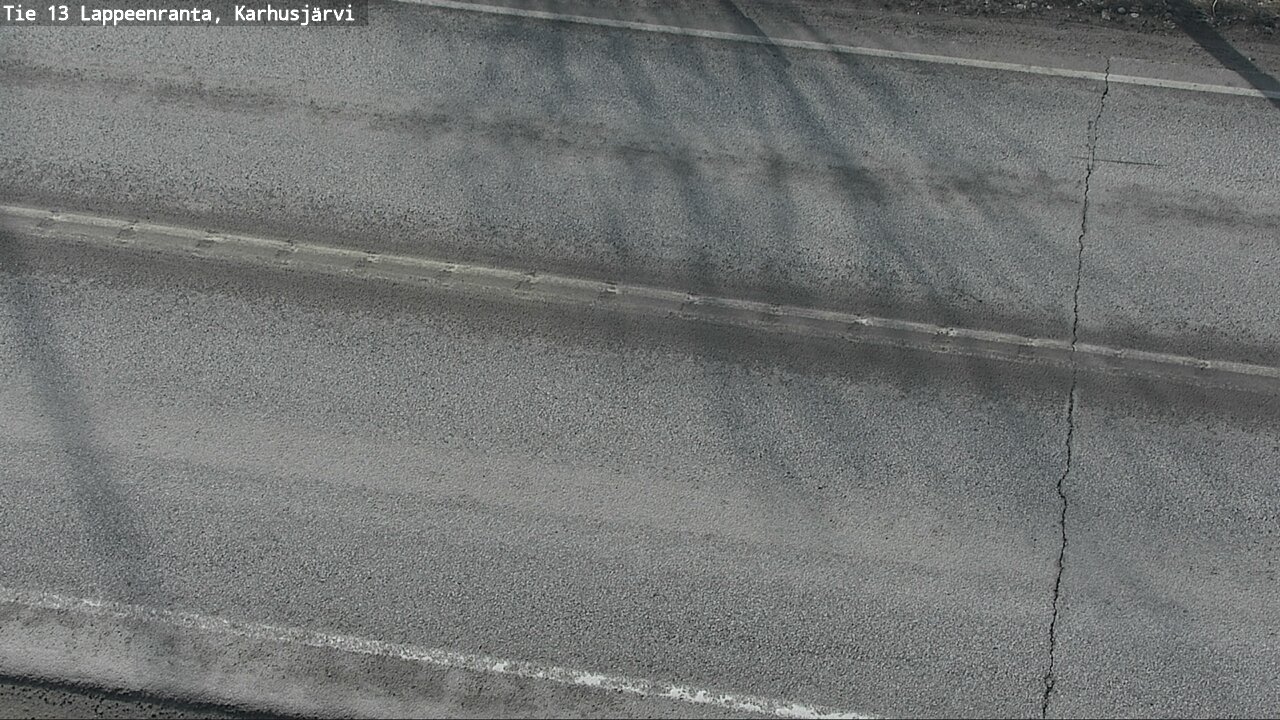 Weather Camera Image Väg 13 Karhusjärvi, Lappeenranta, Etelä-Karjala