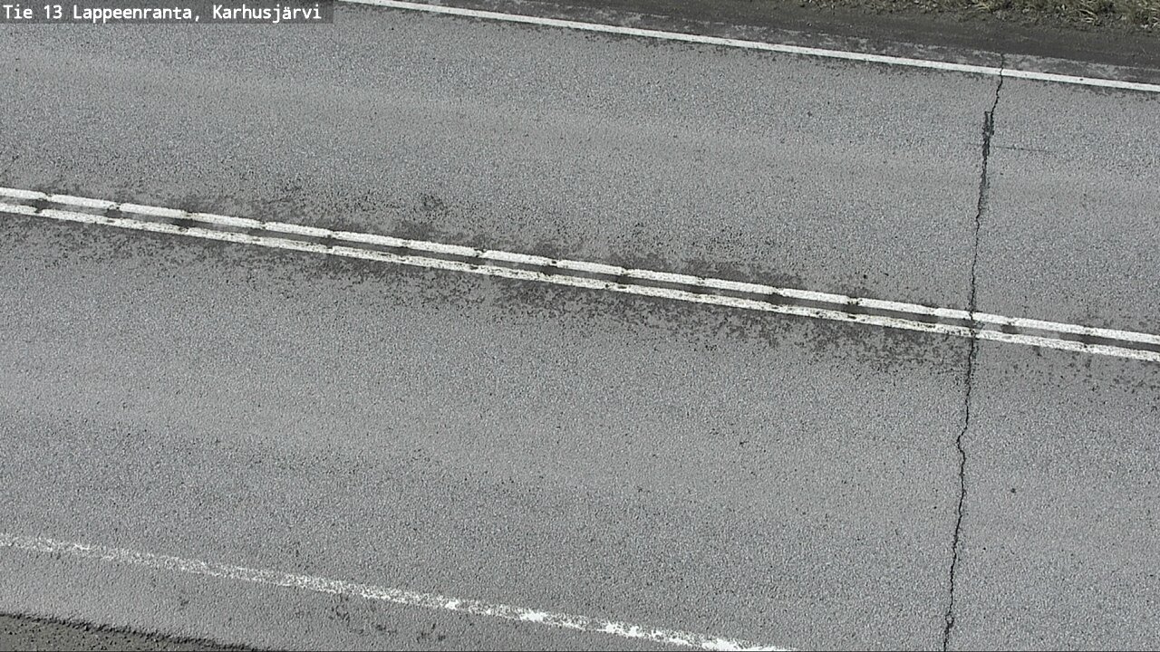 Weather Camera Image Väg 13 Karhusjärvi, Lappeenranta, Etelä-Karjala