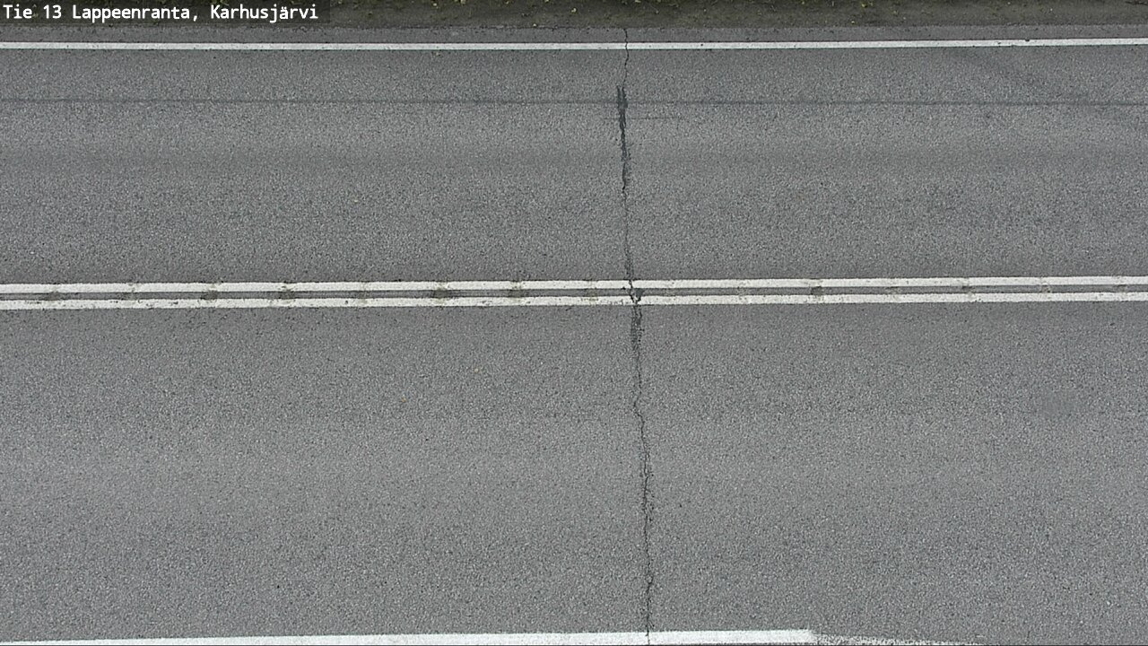 Weather Camera Image Väg 13 Karhusjärvi, Lappeenranta, Etelä-Karjala