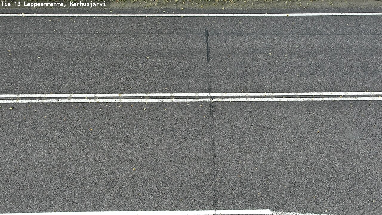 Weather Camera Image Road 13 Karhusjärvi, Lappeenranta, Etelä-Karjala