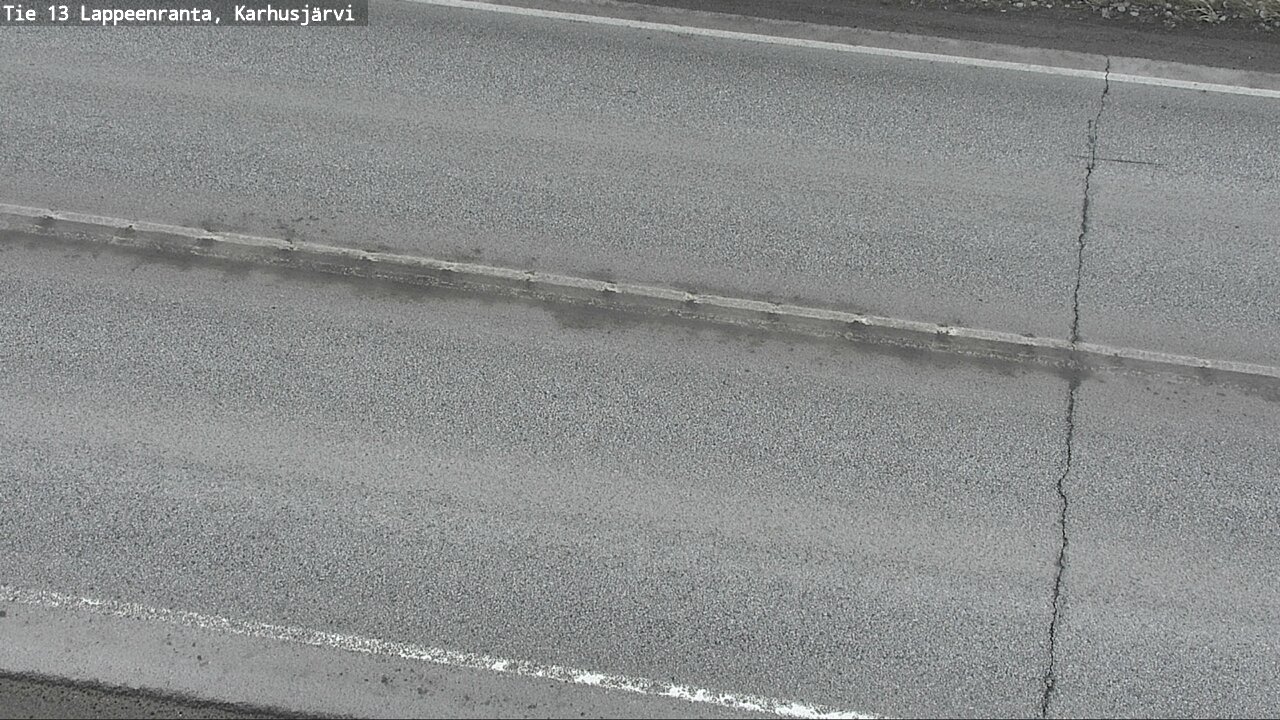 Weather Camera Image Väg 13 Karhusjärvi, Lappeenranta, Etelä-Karjala