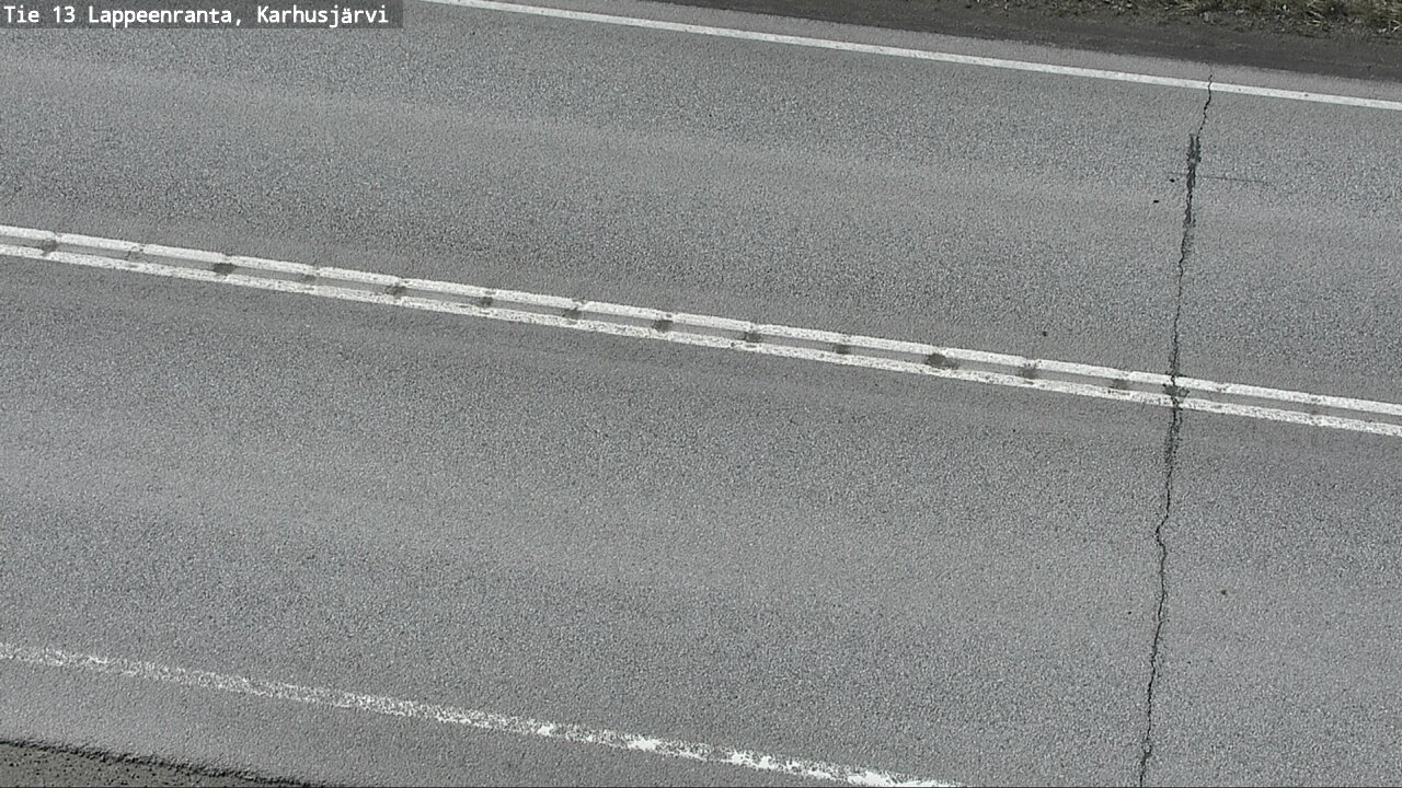 Weather Camera Image Väg 13 Karhusjärvi, Lappeenranta, Etelä-Karjala