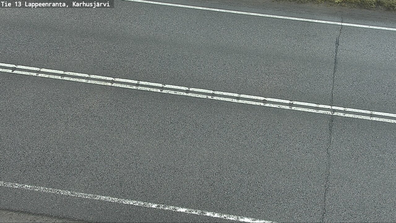 Weather Camera Image Väg 13 Karhusjärvi, Lappeenranta, Etelä-Karjala