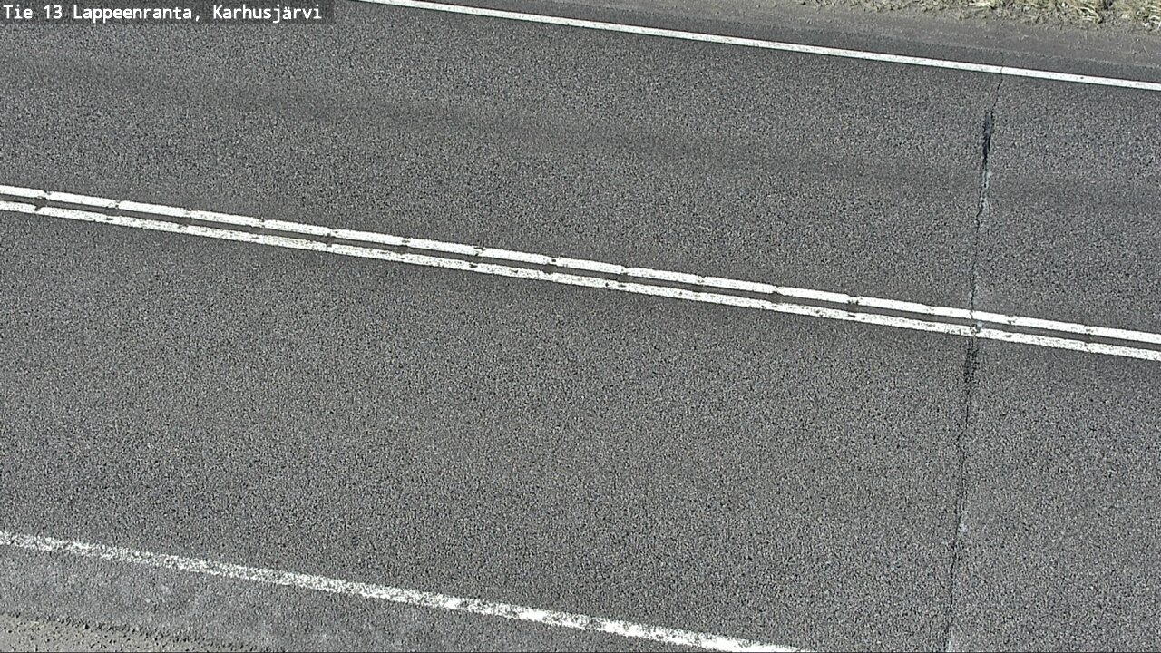 Weather Camera Image Väg 13 Karhusjärvi, Lappeenranta, Etelä-Karjala