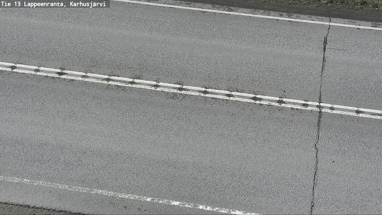 Weather Camera Image Väg 13 Karhusjärvi, Lappeenranta, Etelä-Karjala