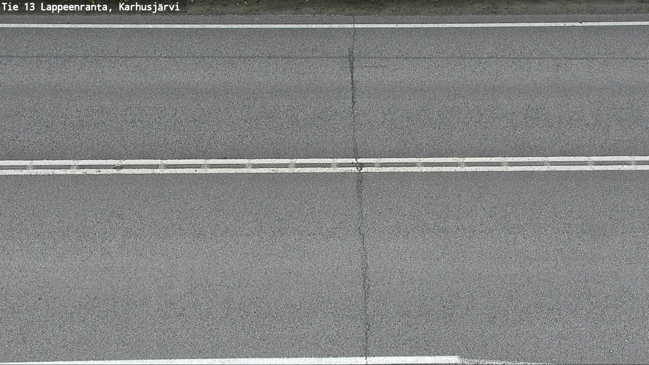 Weather Camera Image Väg 13 Karhusjärvi, Lappeenranta, Etelä-Karjala