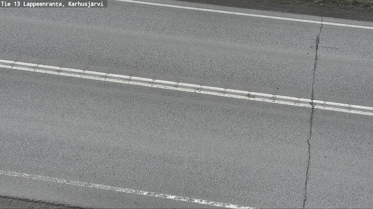 Weather Camera Image Väg 13 Karhusjärvi, Lappeenranta, Etelä-Karjala