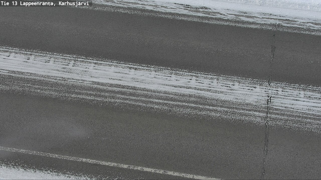 Weather Camera Image Road 13 Karhusjärvi, Lappeenranta, Etelä-Karjala