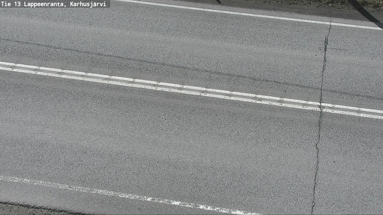 Weather Camera Image Väg 13 Karhusjärvi, Lappeenranta, Etelä-Karjala
