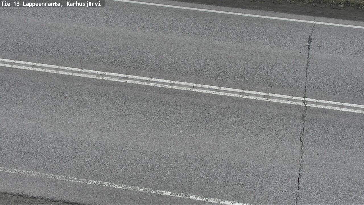 Weather Camera Image Väg 13 Karhusjärvi, Lappeenranta, Etelä-Karjala