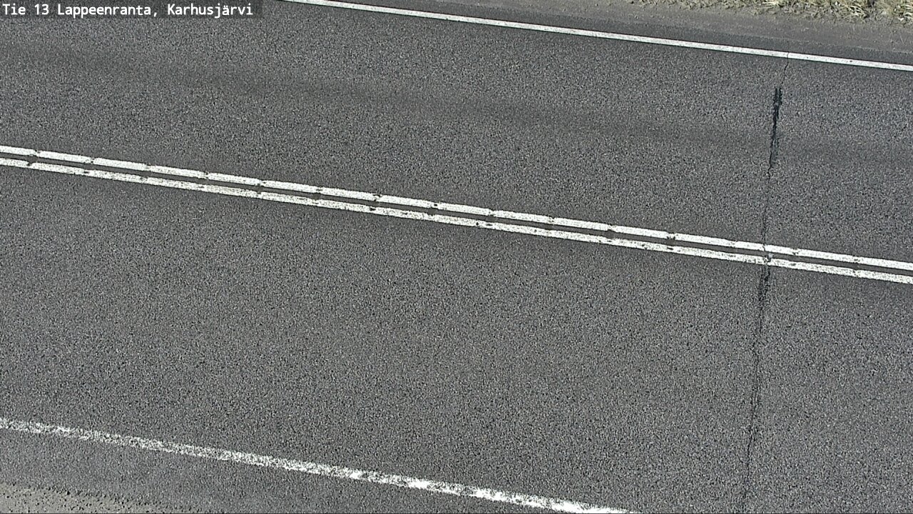 Weather Camera Image Väg 13 Karhusjärvi, Lappeenranta, Etelä-Karjala
