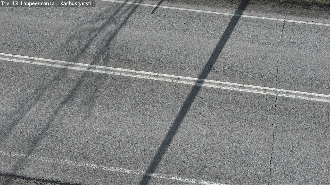 Weather Camera Image Väg 13 Karhusjärvi, Lappeenranta, Etelä-Karjala