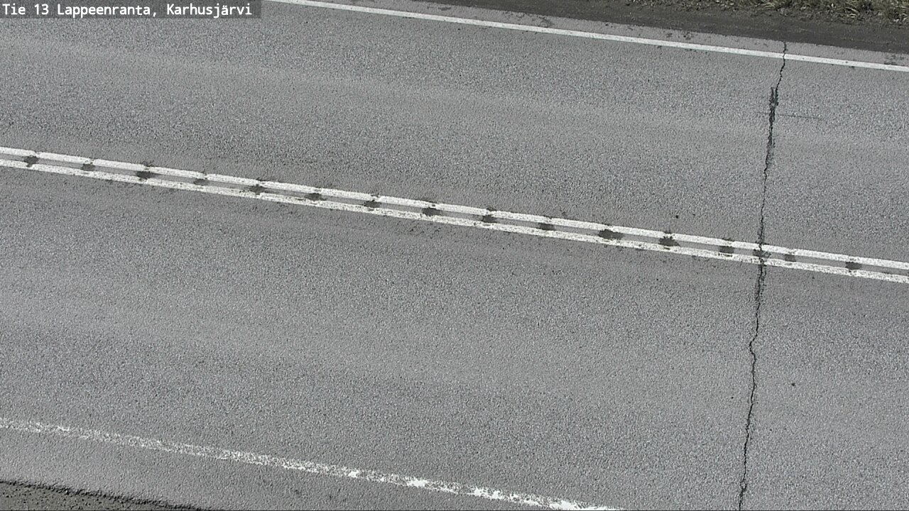 Weather Camera Image Väg 13 Karhusjärvi, Lappeenranta, Etelä-Karjala