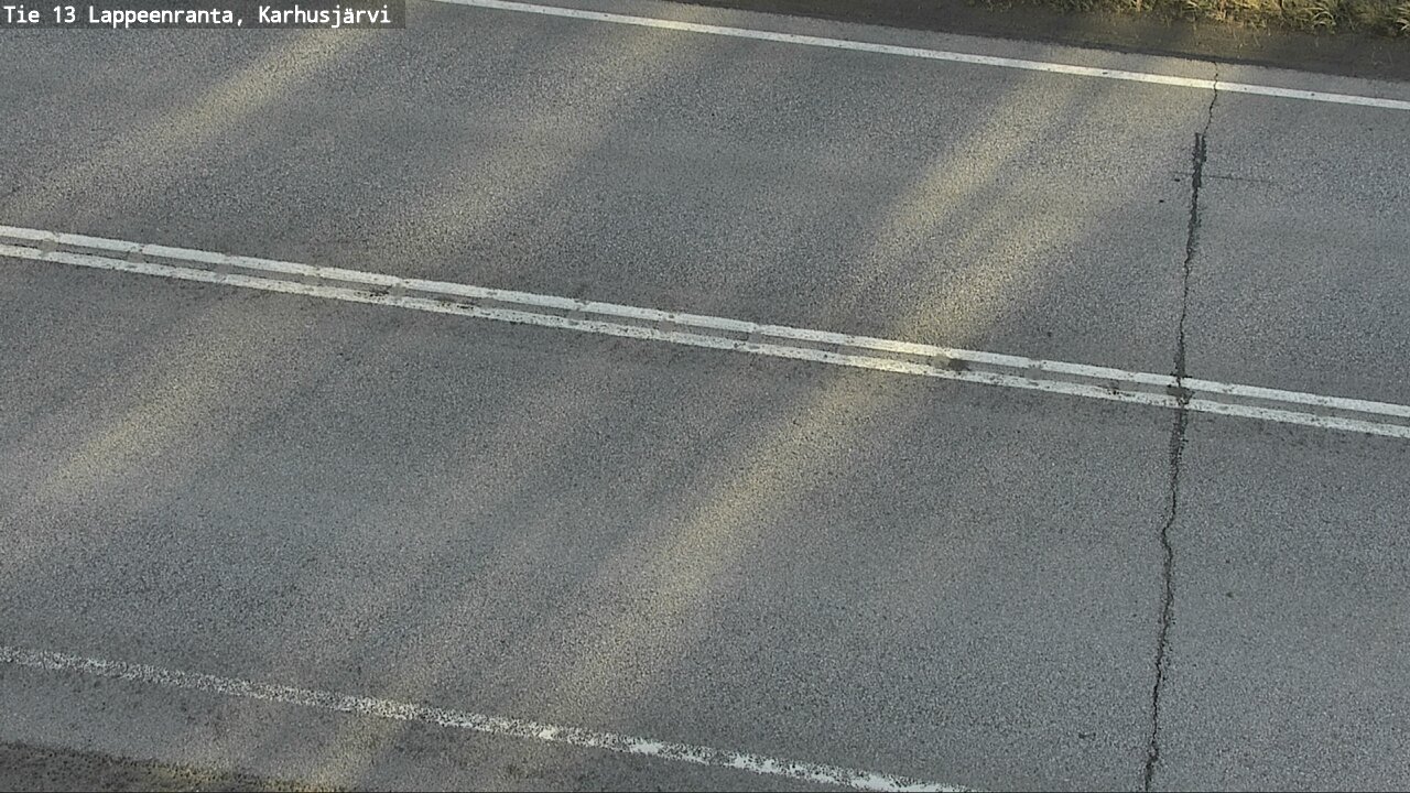 Weather Camera Image Road 13 Karhusjärvi, Lappeenranta, Etelä-Karjala