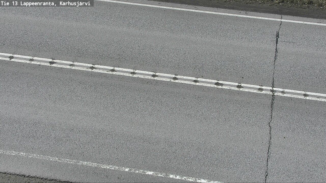 Weather Camera Image Väg 13 Karhusjärvi, Lappeenranta, Etelä-Karjala
