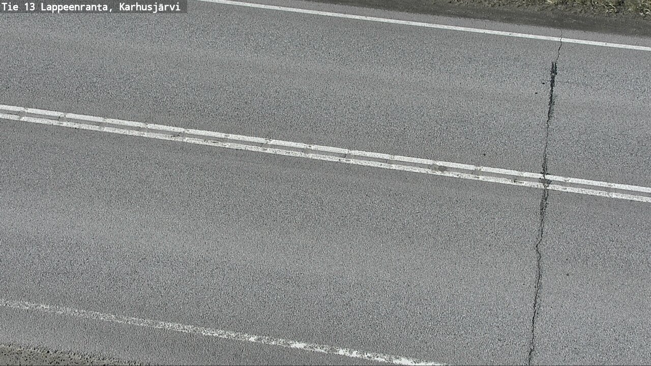 Weather Camera Image Road 13 Karhusjärvi, Lappeenranta, Etelä-Karjala