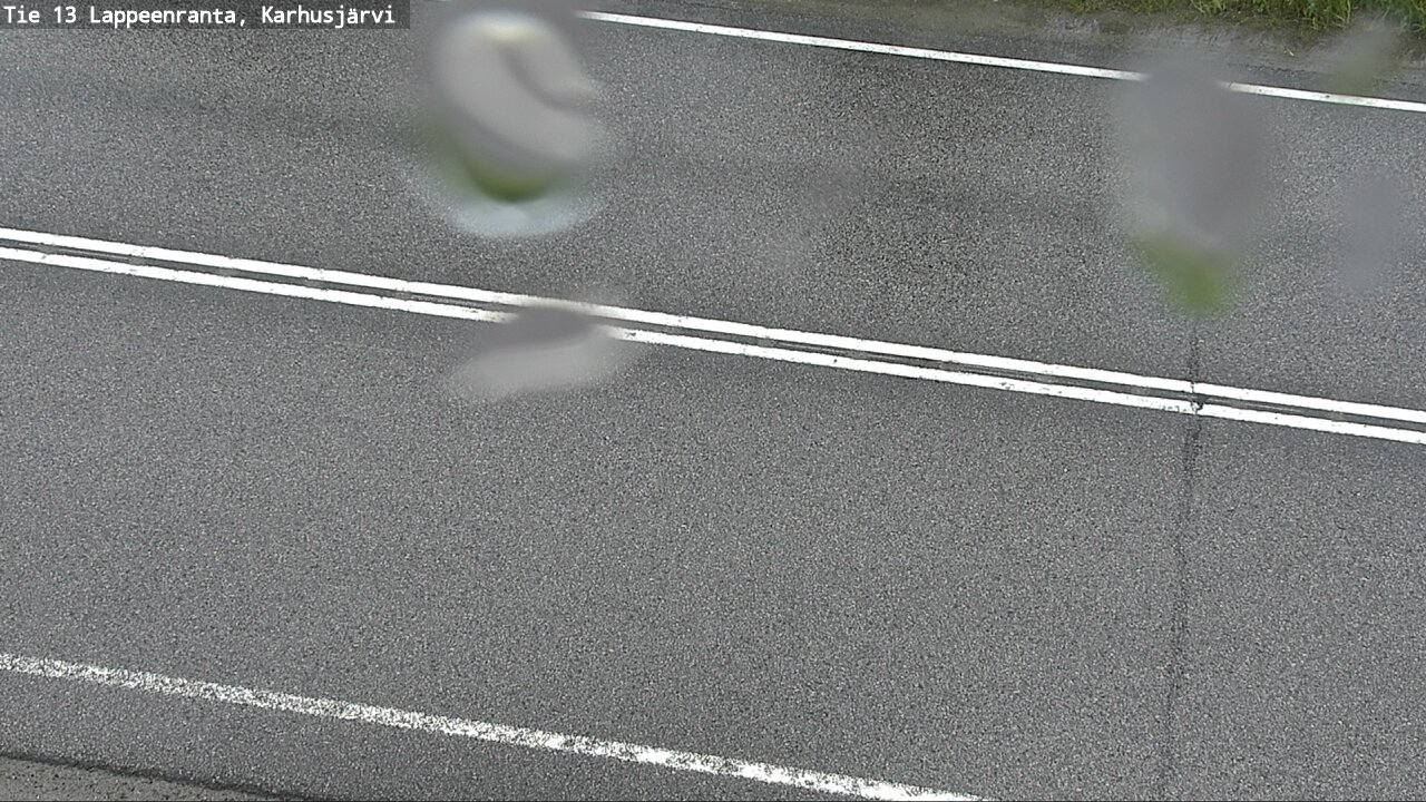 Weather Camera Image Väg 13 Karhusjärvi, Lappeenranta, Etelä-Karjala