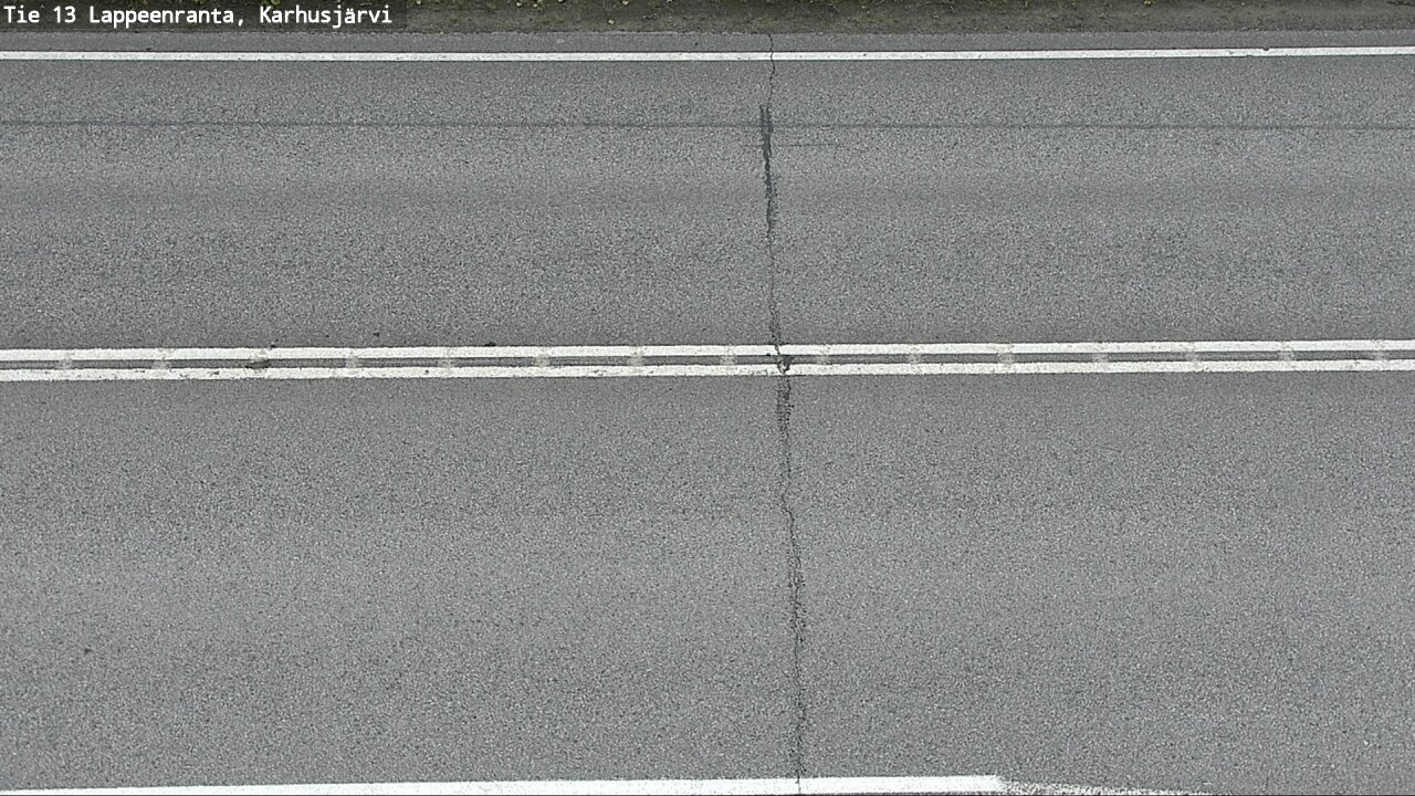 Weather Camera Image Väg 13 Karhusjärvi, Lappeenranta, Etelä-Karjala