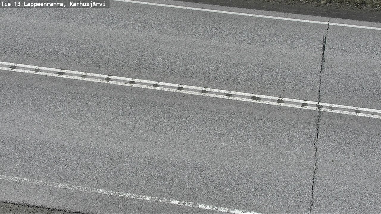 Weather Camera Image Väg 13 Karhusjärvi, Lappeenranta, Etelä-Karjala