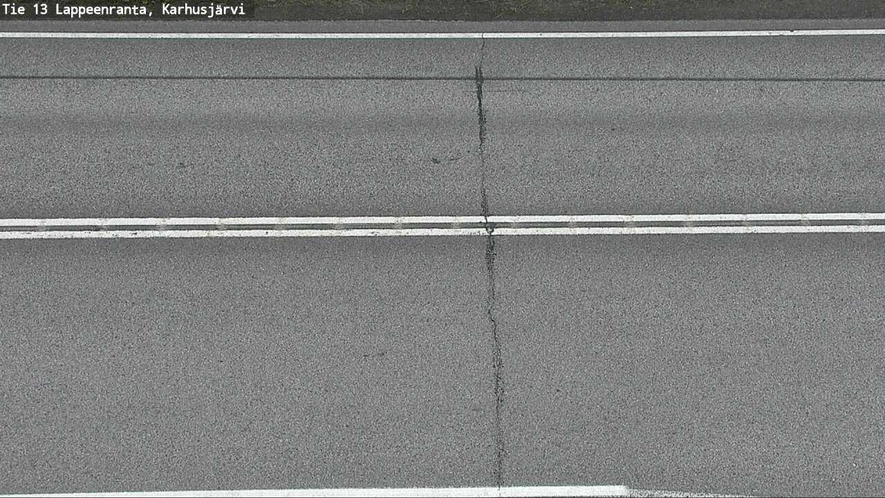 Weather Camera Image Väg 13 Karhusjärvi, Lappeenranta, Etelä-Karjala