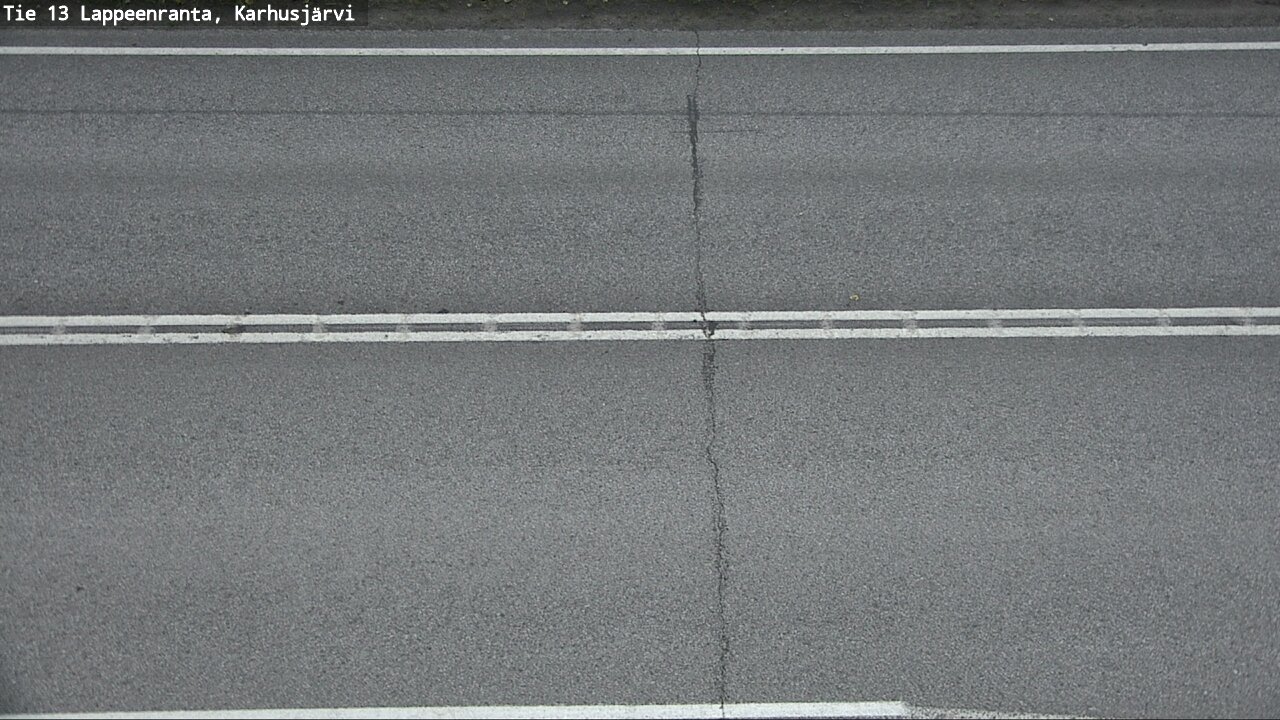 Weather Camera Image Väg 13 Karhusjärvi, Lappeenranta, Etelä-Karjala