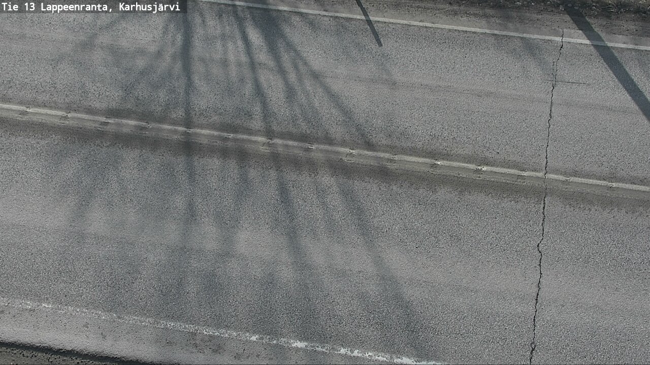 Weather Camera Image Väg 13 Karhusjärvi, Lappeenranta, Etelä-Karjala