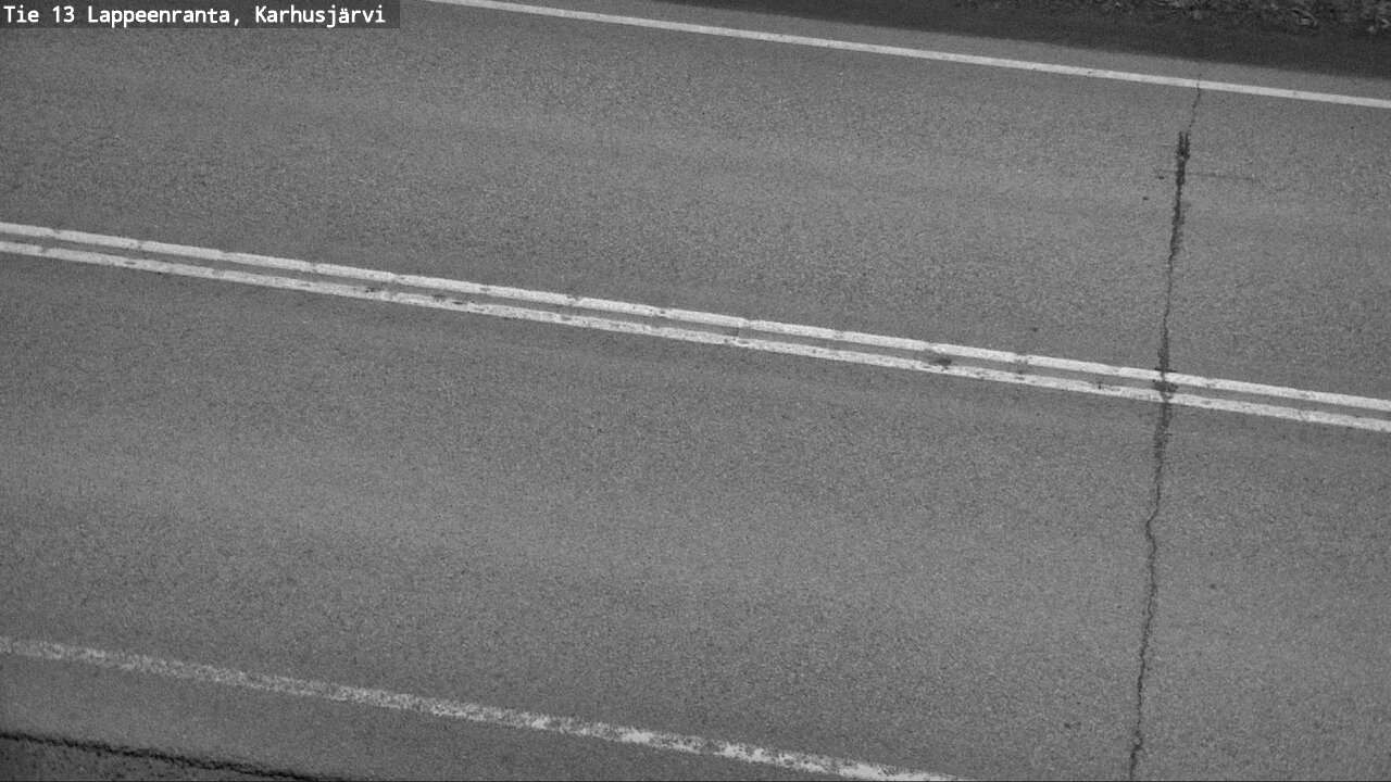 Weather Camera Image Väg 13 Karhusjärvi, Lappeenranta, Etelä-Karjala