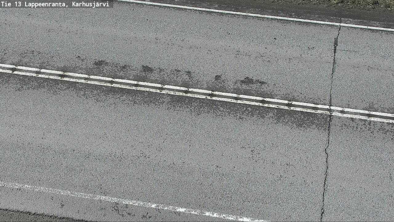 Weather Camera Image Väg 13 Karhusjärvi, Lappeenranta, Etelä-Karjala