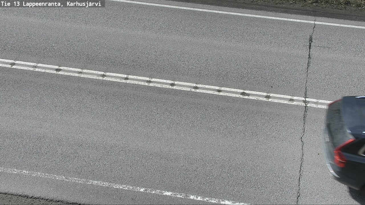 Weather Camera Image Väg 13 Karhusjärvi, Lappeenranta, Etelä-Karjala