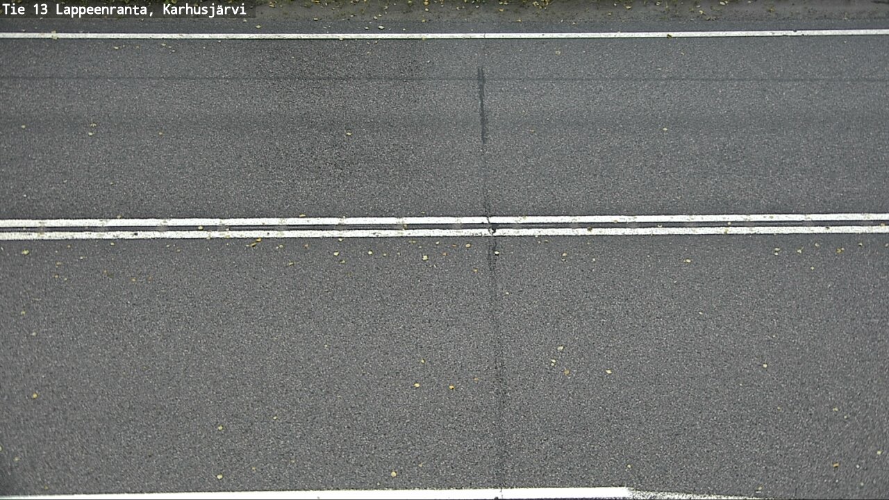 Weather Camera Image Väg 13 Karhusjärvi, Lappeenranta, Etelä-Karjala