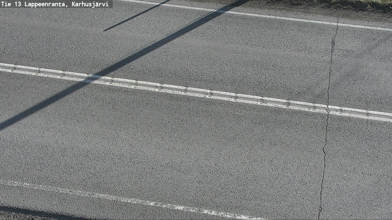 Weather Camera Image Väg 13 Karhusjärvi, Lappeenranta, Etelä-Karjala