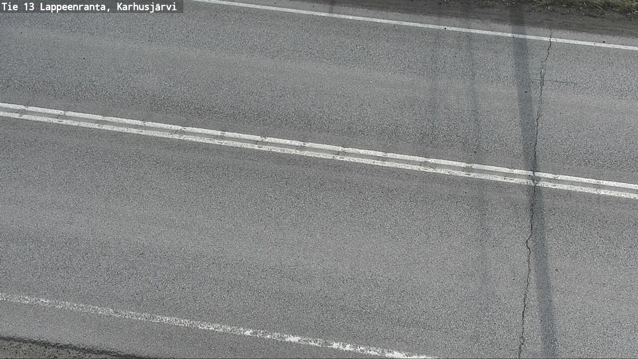 Weather Camera Image Väg 13 Karhusjärvi, Lappeenranta, Etelä-Karjala