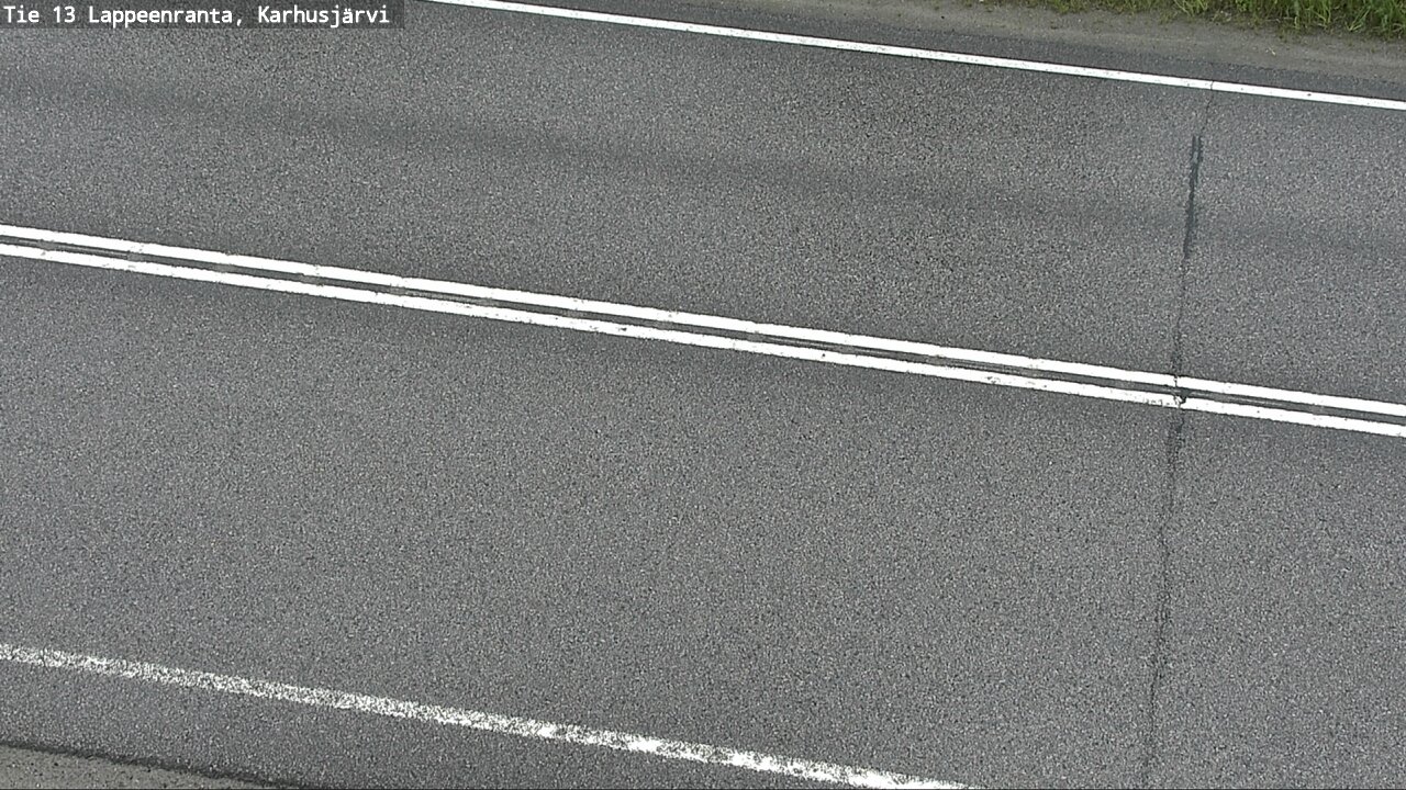 Weather Camera Image Väg 13 Karhusjärvi, Lappeenranta, Etelä-Karjala