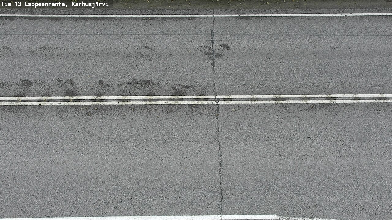Weather Camera Image Väg 13 Karhusjärvi, Lappeenranta, Etelä-Karjala