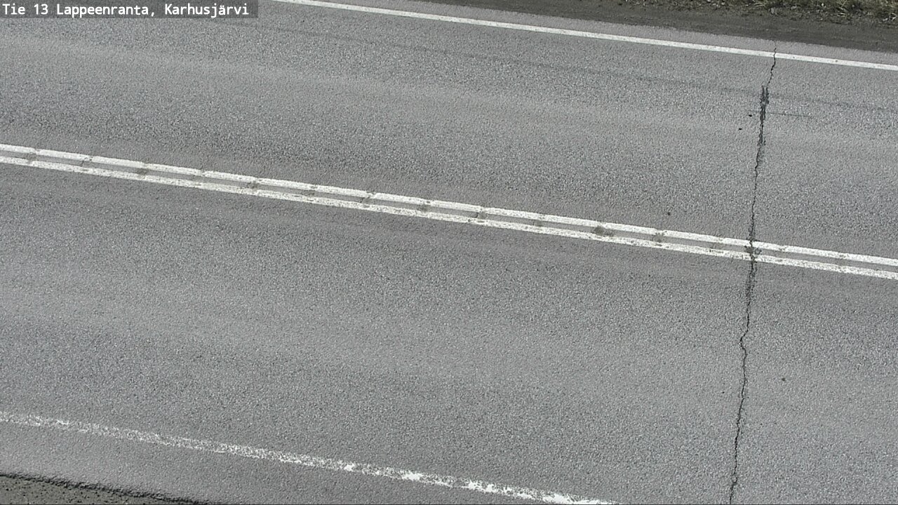 Weather Camera Image Väg 13 Karhusjärvi, Lappeenranta, Etelä-Karjala