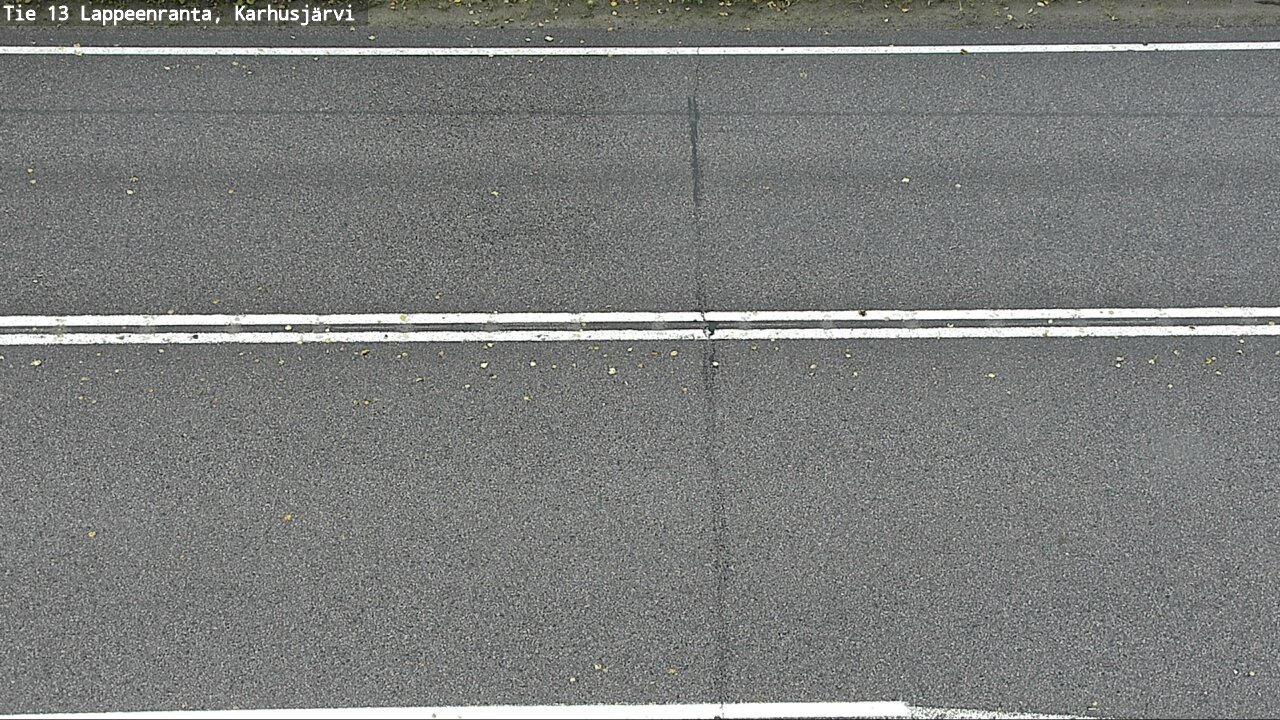 Weather Camera Image Väg 13 Karhusjärvi, Lappeenranta, Etelä-Karjala