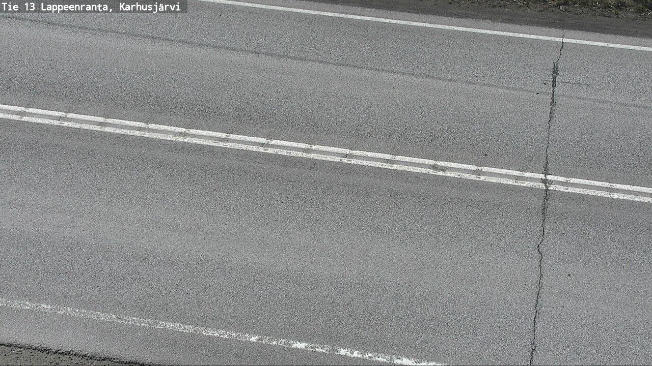 Weather Camera Image Väg 13 Karhusjärvi, Lappeenranta, Etelä-Karjala