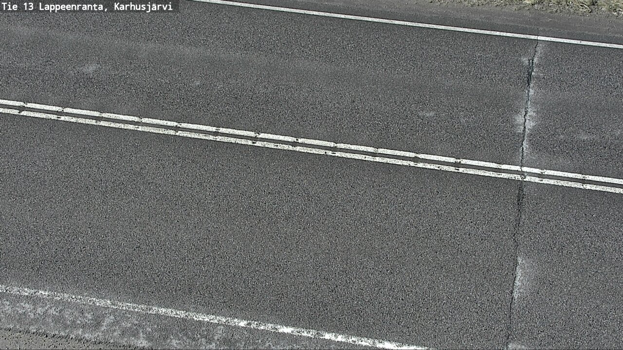 Weather Camera Image Väg 13 Karhusjärvi, Lappeenranta, Etelä-Karjala