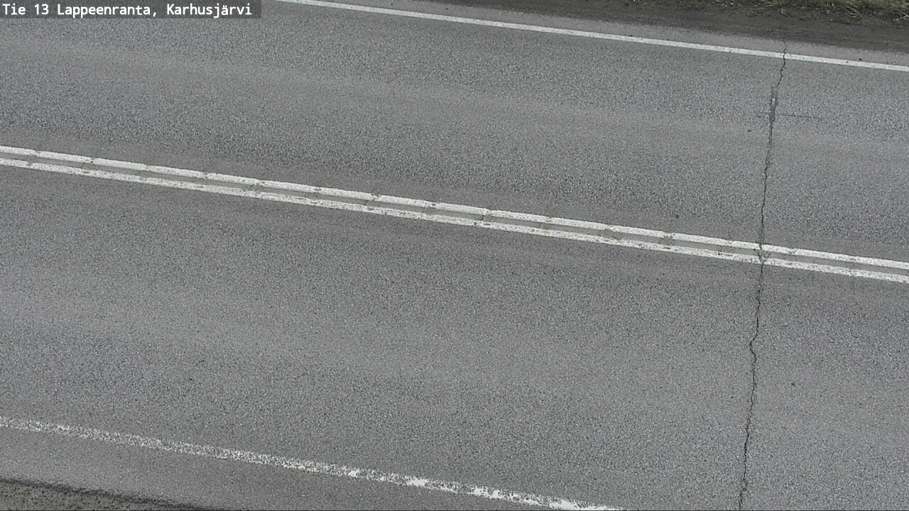 Weather Camera Image Väg 13 Karhusjärvi, Lappeenranta, Etelä-Karjala