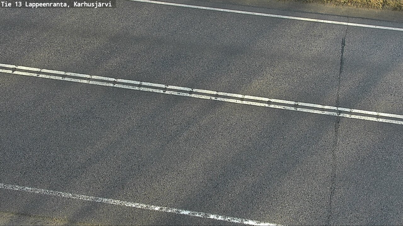 Weather Camera Image Väg 13 Karhusjärvi, Lappeenranta, Etelä-Karjala